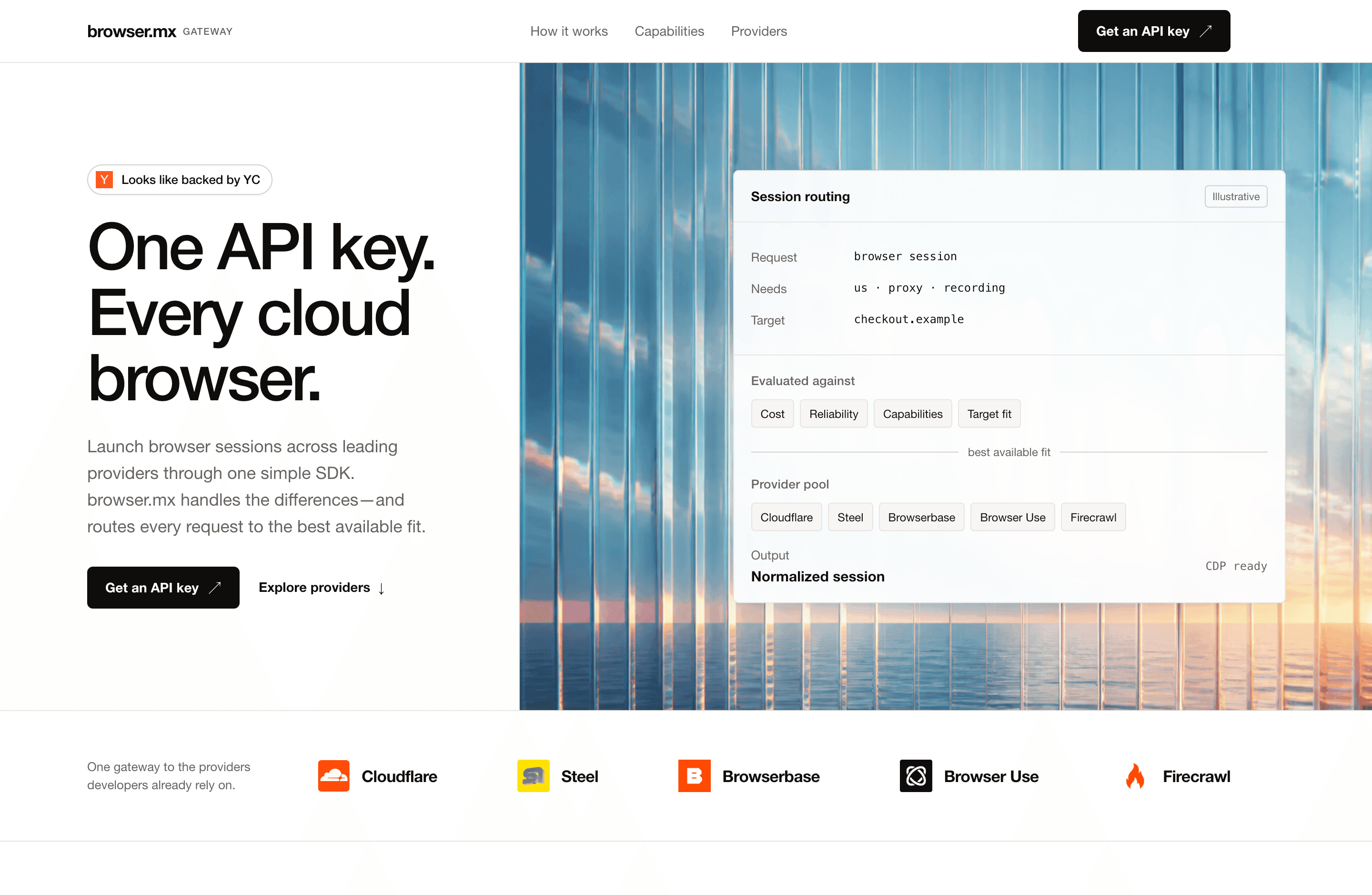 Browser.mx landing page created with Figdad